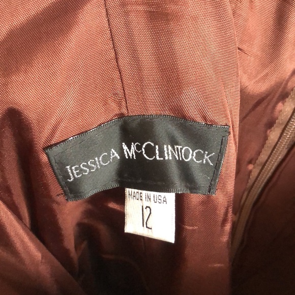 Beloved Jessica McClintock Size 12 2000s Zebra Dress Rare - Picture 2 of 5